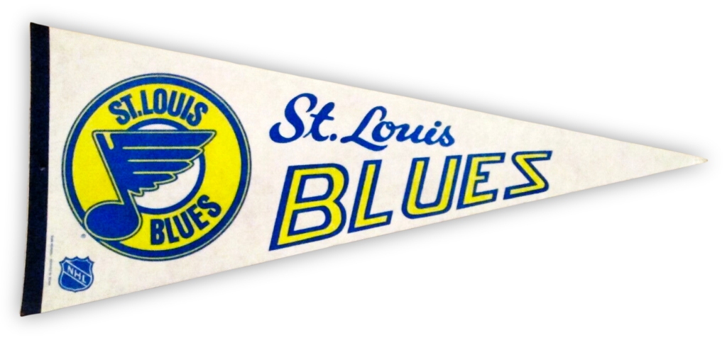 Team Pennant - Hockey - St. Louis Blues Vintage 1